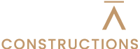 Central Constructions logo with stylized letter 'A' in gold, representing Central Avenue project.